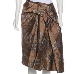 Marni silk-blend floral skirt